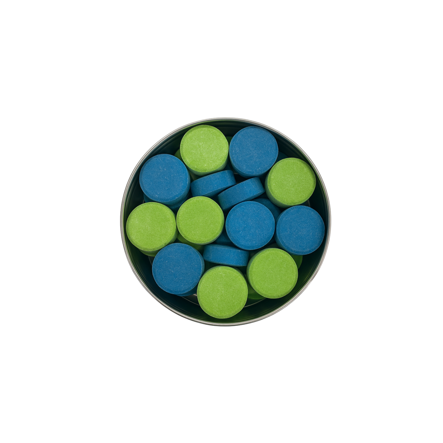 Bath Tub Drops - Blue and Green
