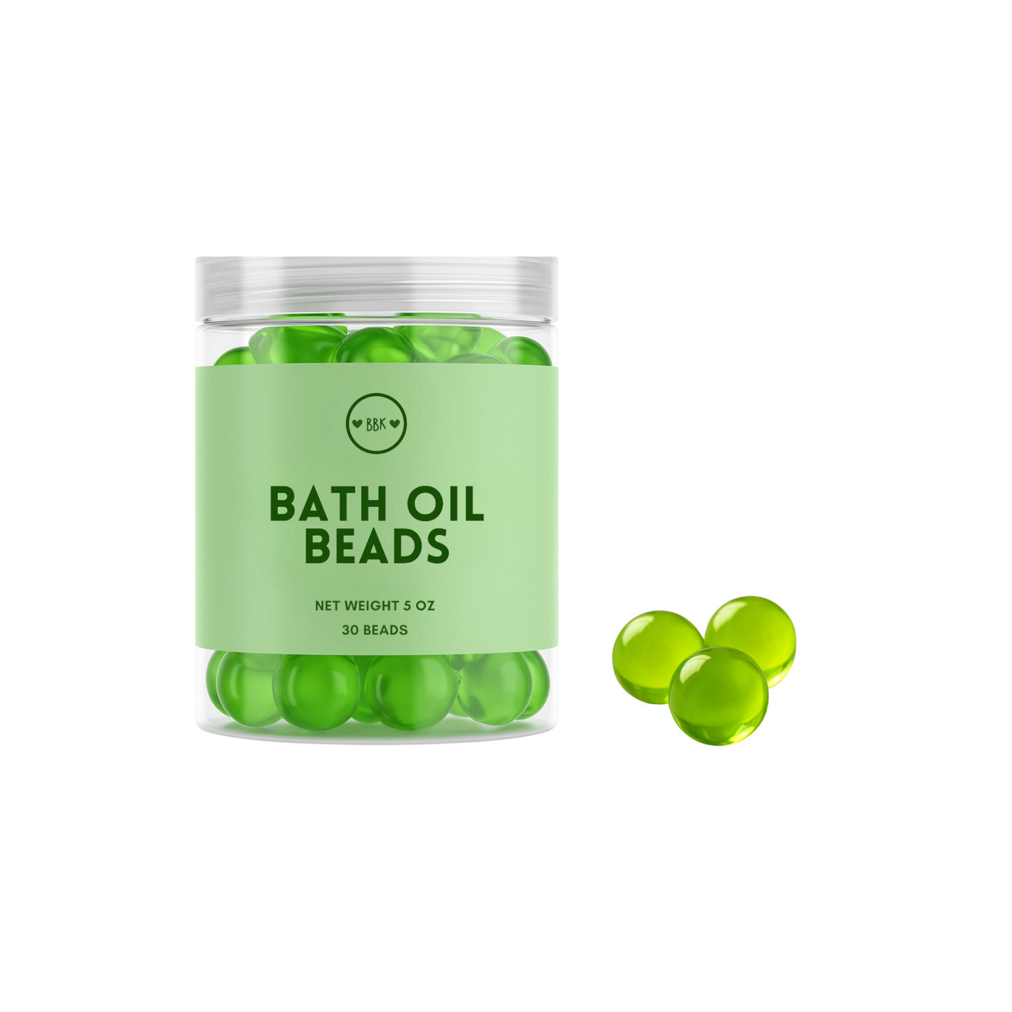 Bath Oil Beads - Green