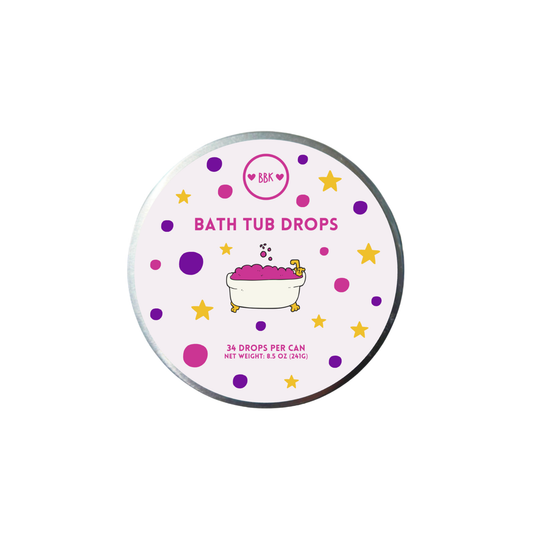 Bath Tub Drops - Pink and Purple