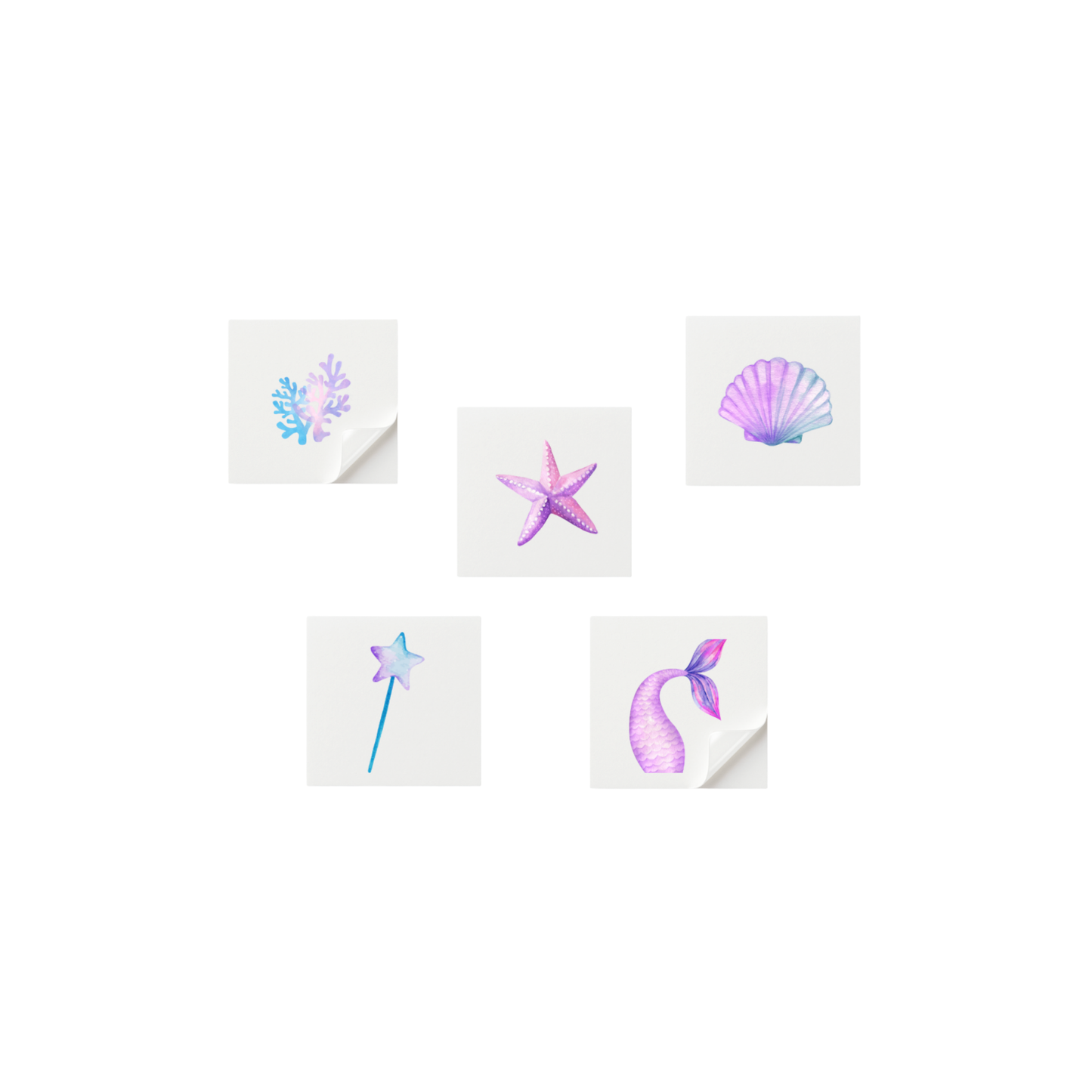 Mermaid Magic - Temporary Tattoos