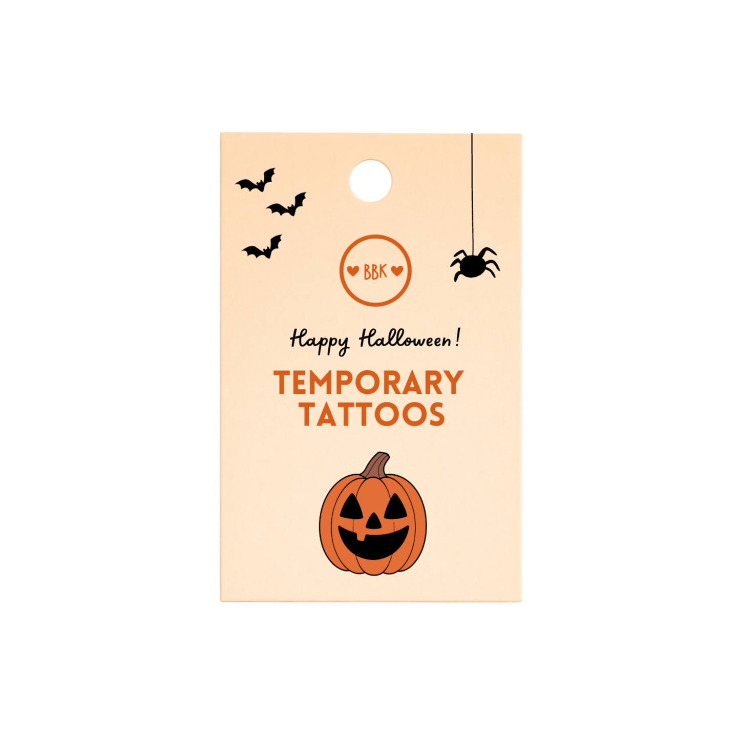 HAPPY HALLOWEEN! - Temporary Tattoos