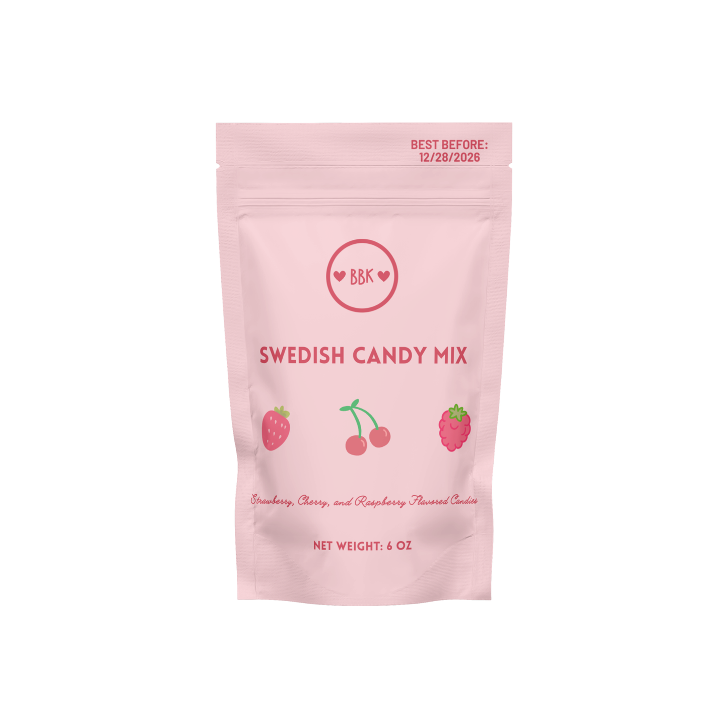 Swedish Candy Pink Mix - 6 oz. Bag