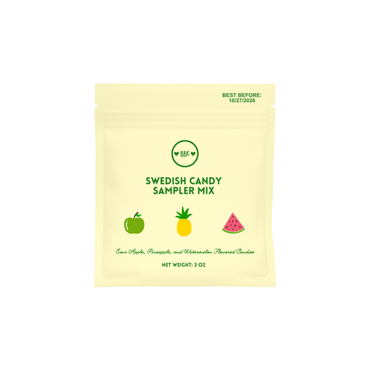Swedish Candy Yellow Mix - Sampler