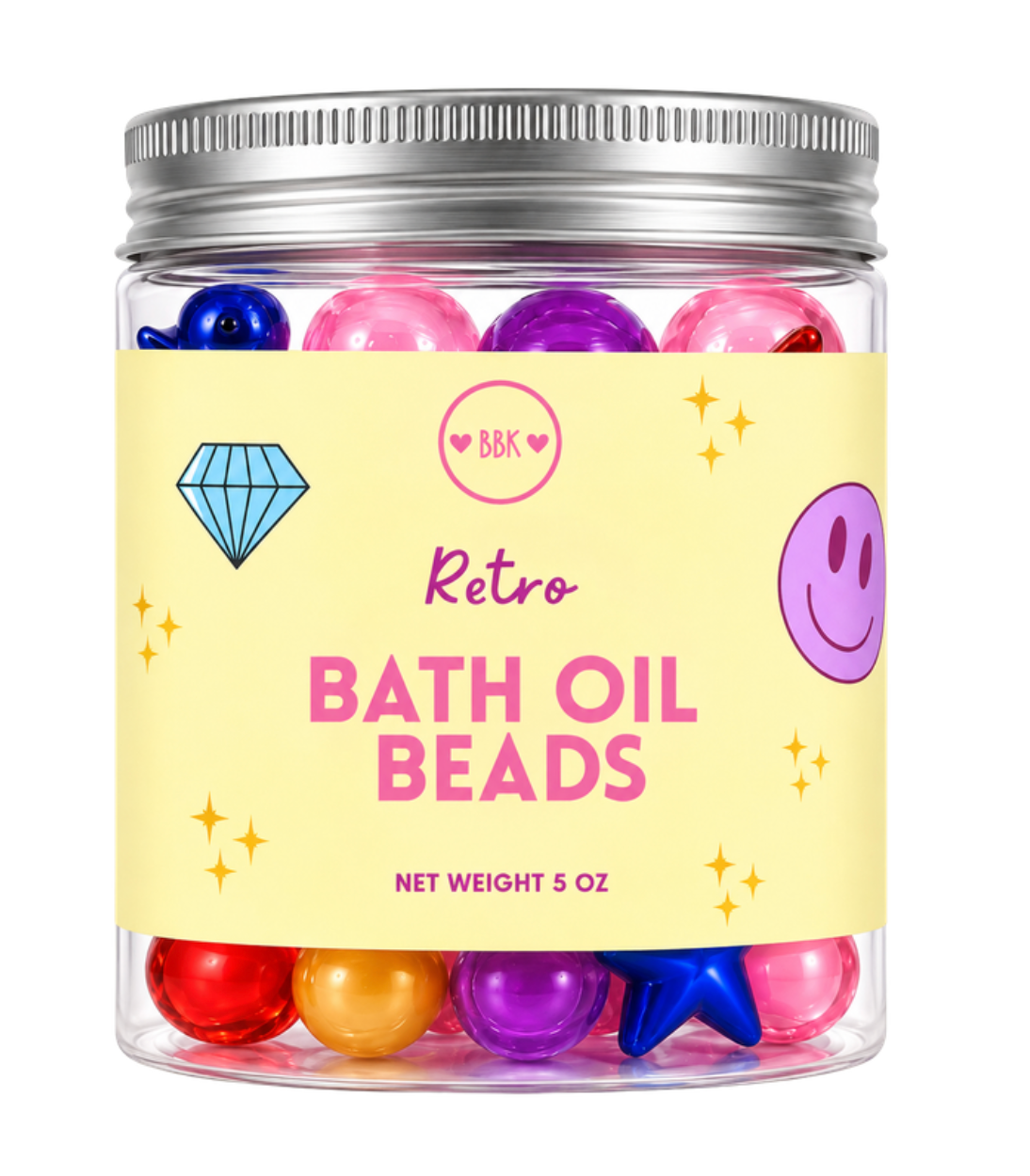 Bath Oil Beads - Retro Theme